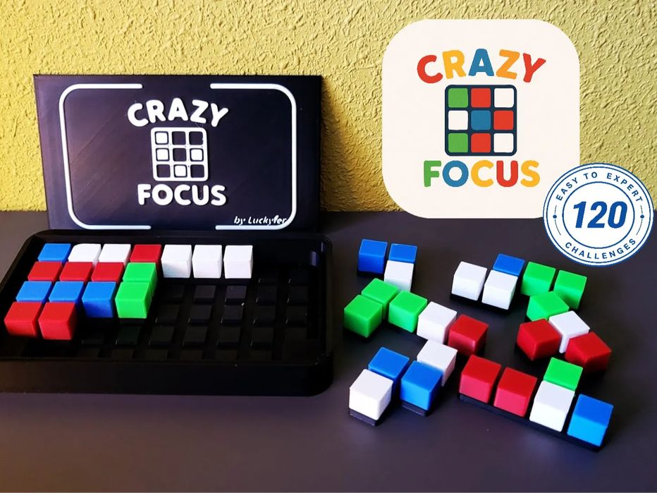 Puzzle Desafio Crazy Focus - 120 Níveis