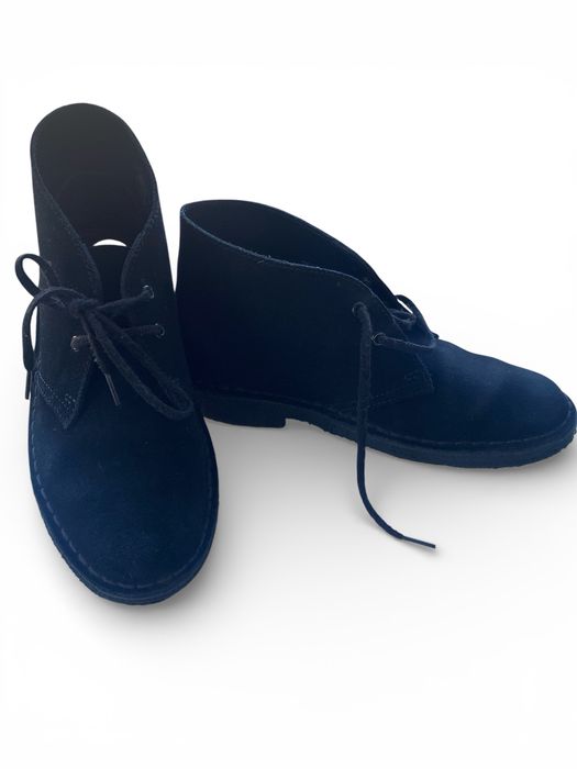 Женские замшевые ботинки дезерты Clarks p 36/37( 23.0)