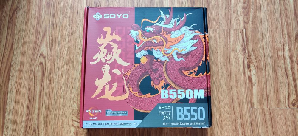 Материнська плата ам4 SOYO AMD B550M