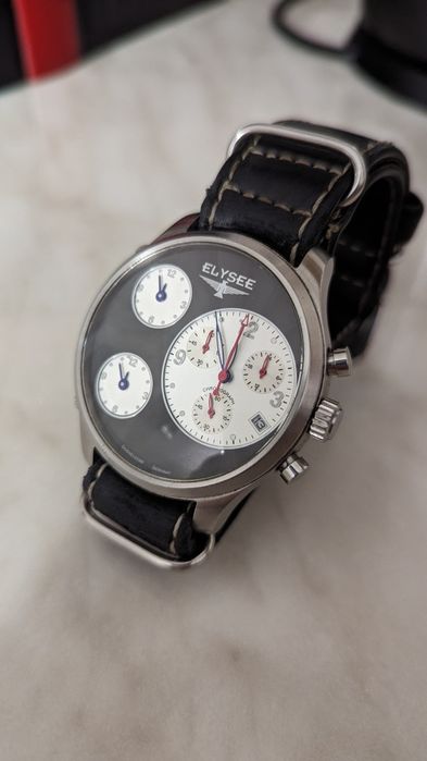 Часы Elysee hronograph Германия, годинник хронограф німецький