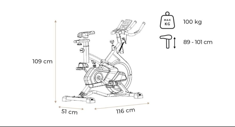 Rower treningowy Spokey KATANA