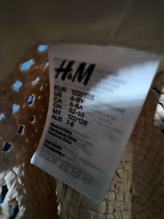 Kapelusz dziewczęcy 122/128 H&M