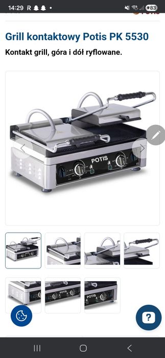 Grill kontaktowy potis pk 5530