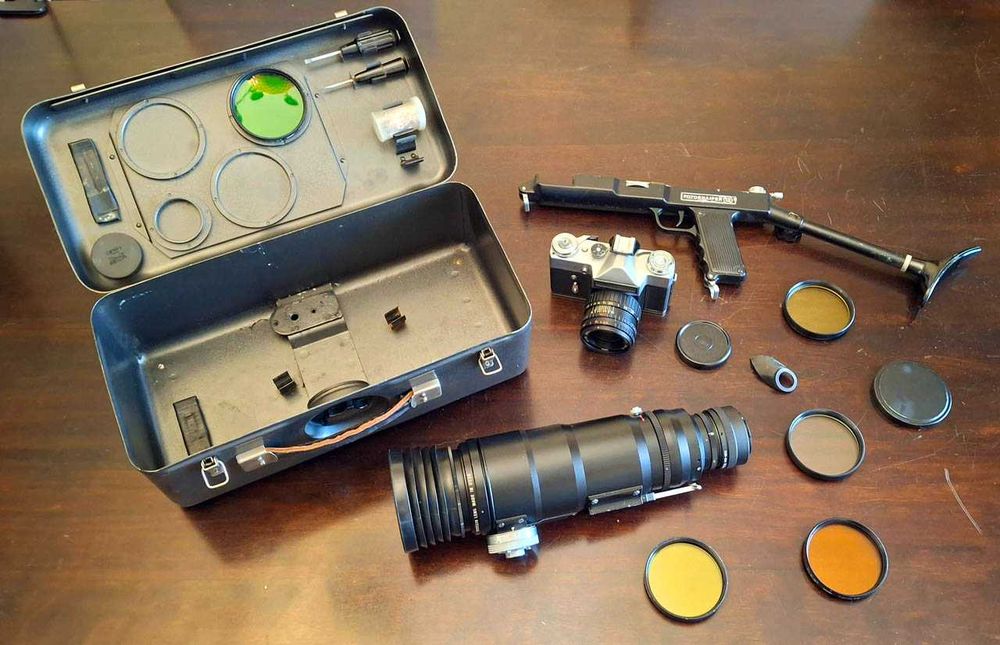 Objetiva mala Espionagem militar Ex-União Soviética adaptador sony E