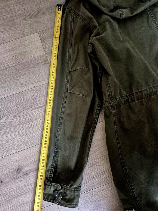 Чоловіче пальто Zara, розмір 42, L колір хакі
