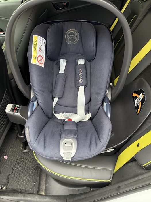 Cybex cloud Z I-Size zestaw (fotelik + baza  obrotowa + wkładki)