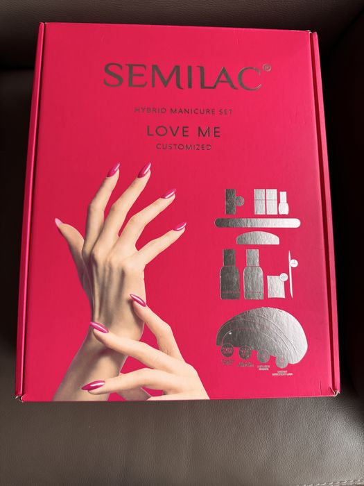 Zestaw Semilac Love me z lampą i narzędziami