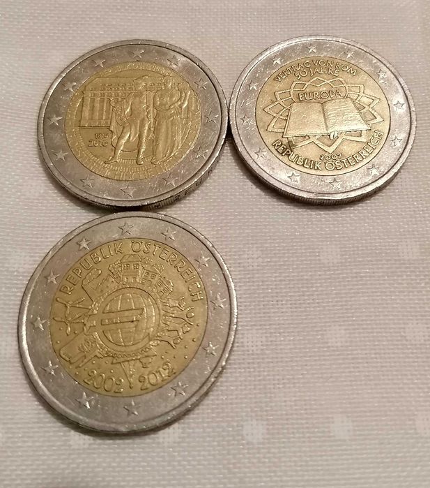 Troco moedas comemorativas de 2€