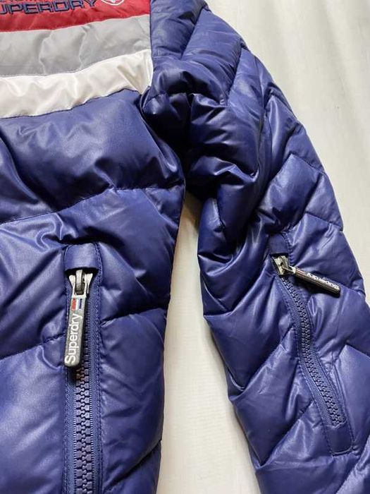 Superdry SUPER DRY Retro Ride gruba ciepła damska pikowana Kurtka /S