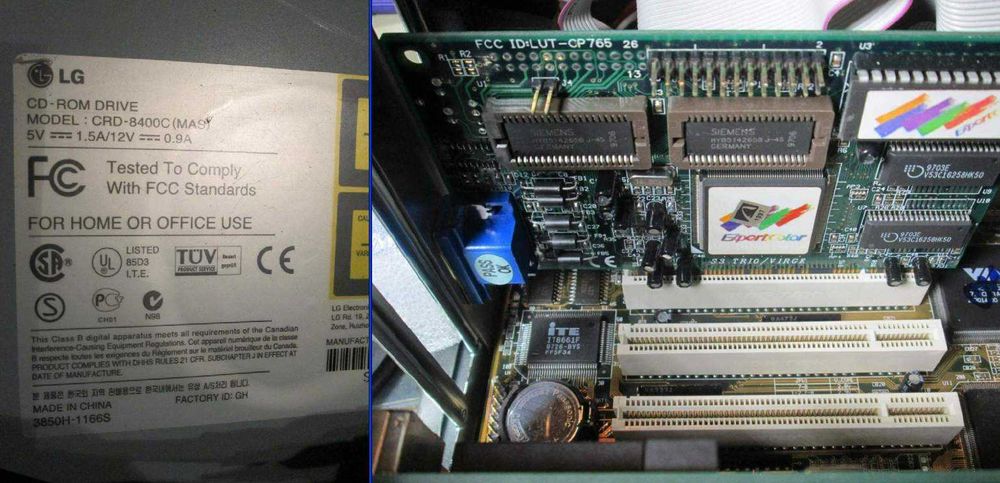 Stary komputer AT Retro Gaming AMD K6-2 400, 128mb, W98 SE,Philips17''