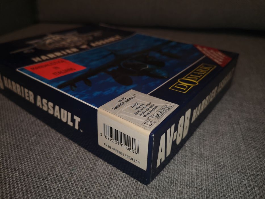 AV-8B Harrier Assault AMIGA gra BIG BOX Retro 1992 (kioskzgrami)
