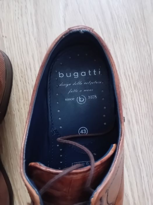 Buty męskie 43 brązowe Bugatti