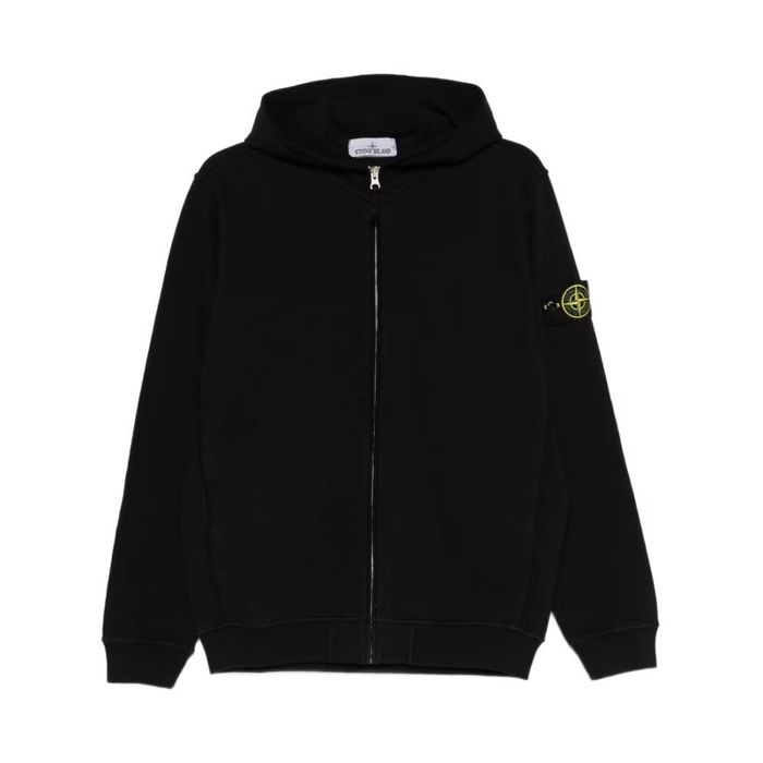 zip hoodie stone island