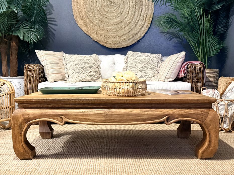 mesa opium centro apoio movel tv oriental teca Indonésia rustica