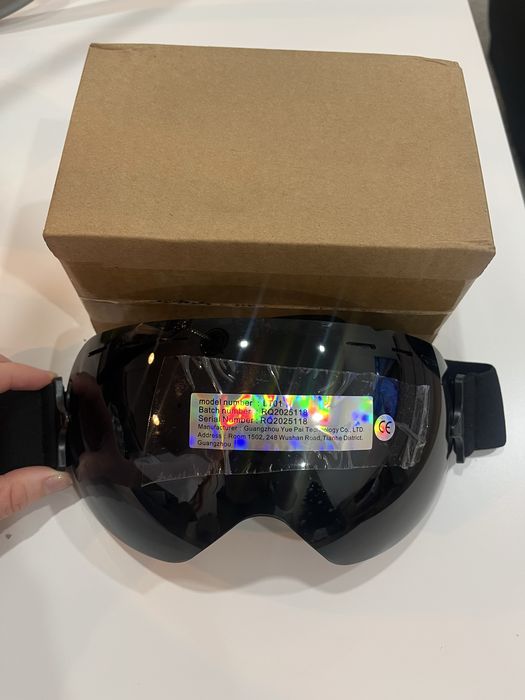 Лижні окуляри НОВІ ЧОРНІ