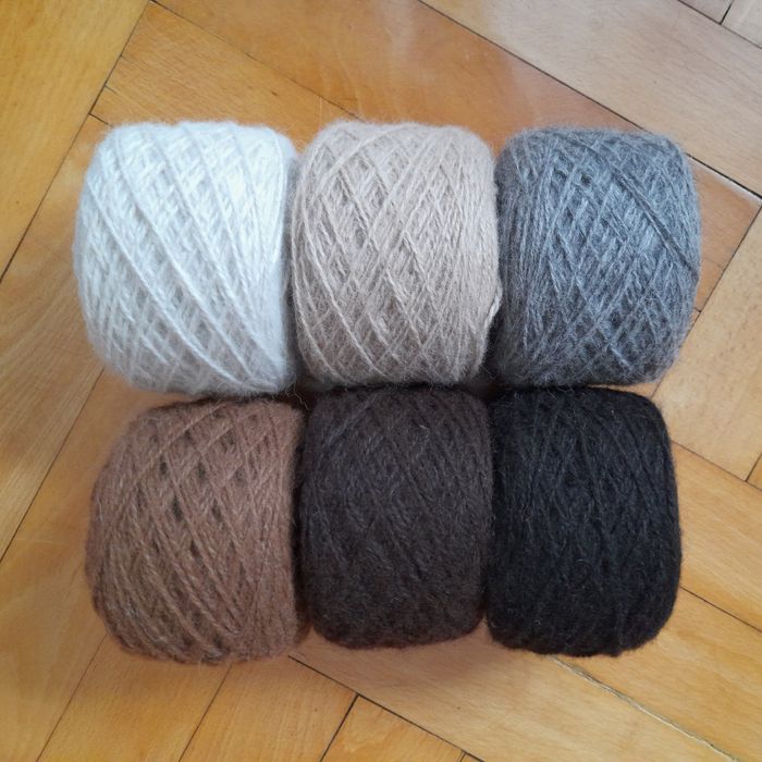 Czapka dziecięca wełniana 100% alpaka Monalpi DUO Handmade