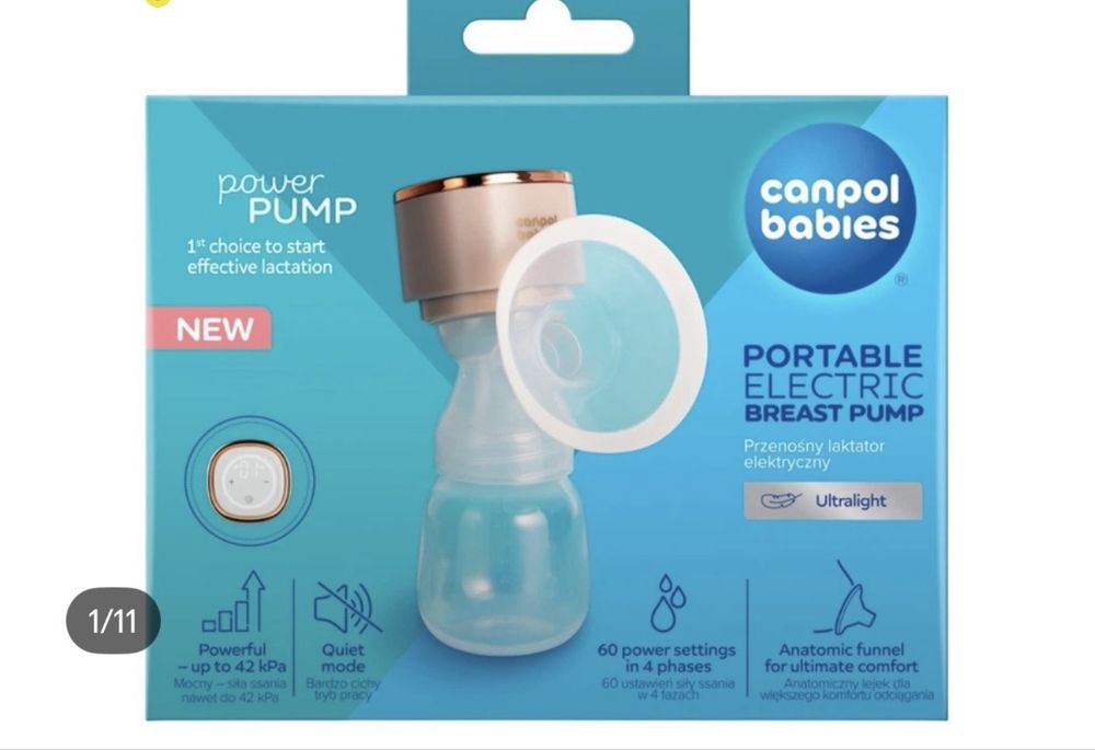 Електричний молоковідсмоктувач canpol babies