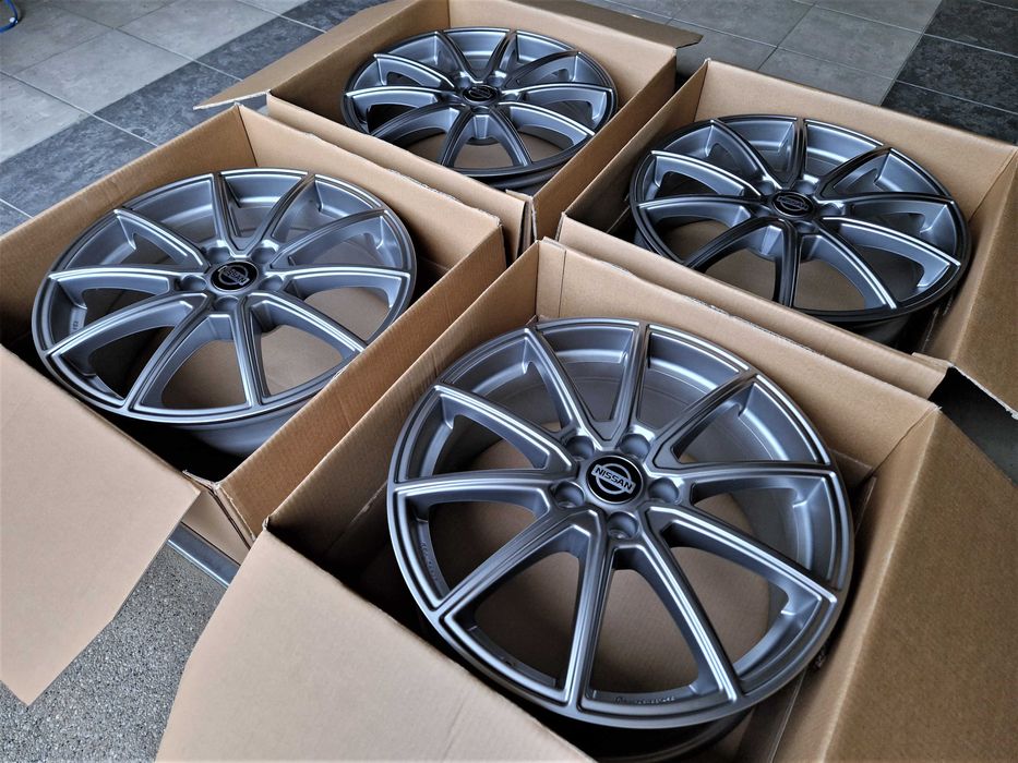 Alufelgi 18 5x114,3 Nissan Juke Qashqai Pulsar Leaf Primera GRAFIT 74#