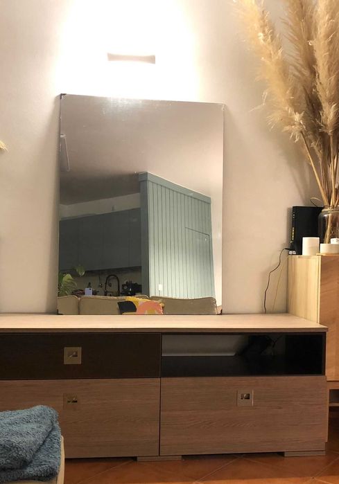 Espelho Grande Purista – 110 × 83 cm (Sem Moldura)