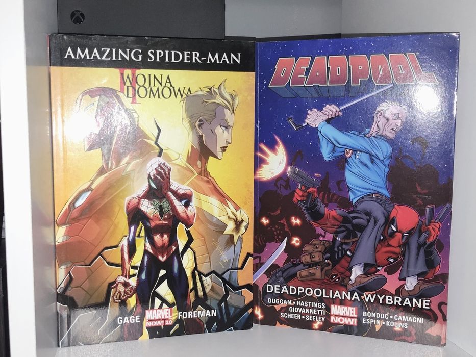 Zestaw komiksów Marvela Spiderman Deadpool Polskie Wydania Spidervers
