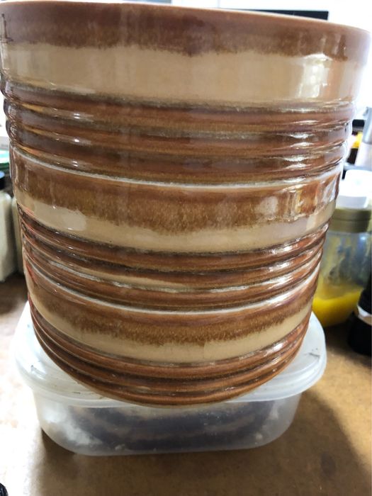 Уникальный винтажный керамический вазон ЛКСФ