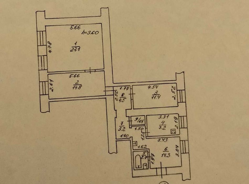 3-кімнатна квартира за адресою вул. Макаренка (площа 86,6 м²) - Atlanta.ua - фото 18