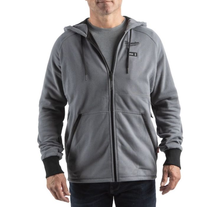 Толстовка з підігрівом MILWAUKEE, M12 HHGREY4, сіра, S, M, L, XL, XXL