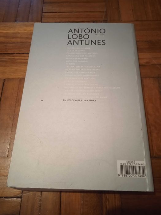 Eu Hei-de Amar Uma Pedra - António Lobo Antunes