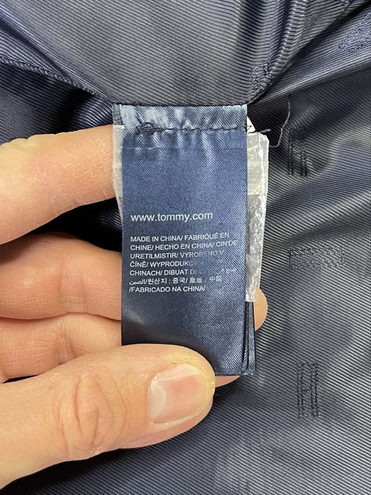 Tommy Hilfiger Denim куртка пуховик L размер женская зимняя синяя