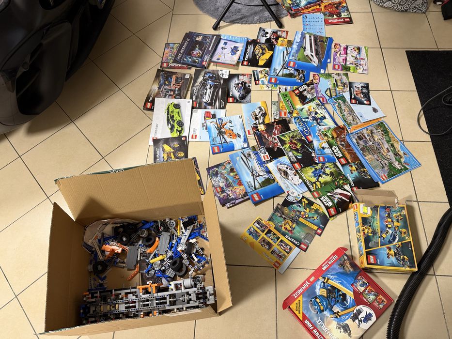 Klocki lego  różne  rodzaje