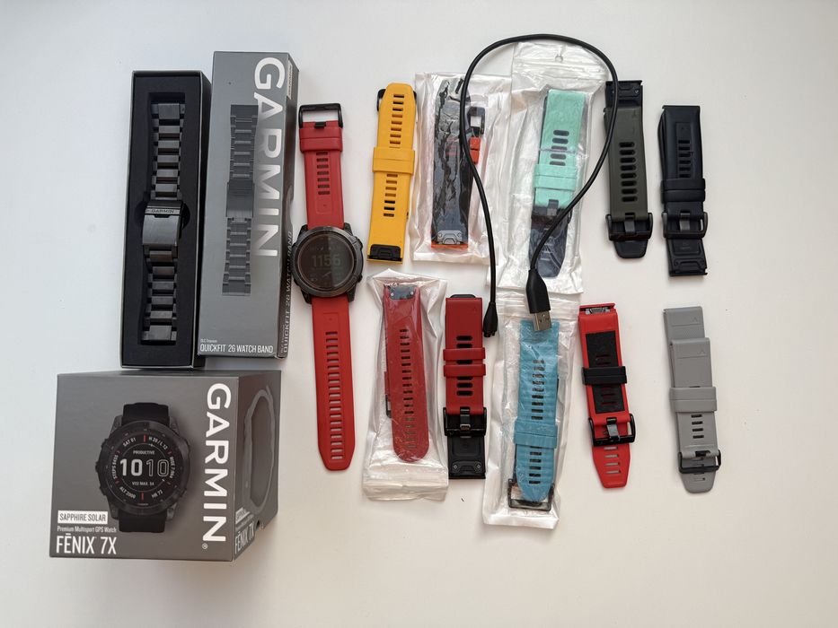 garmin fenix 7x sapphire solar carbon gray DLC