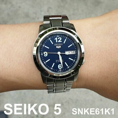 *NOVO* Seiko 5 automático SNKE61K1 (38 mm ) Azul escuro