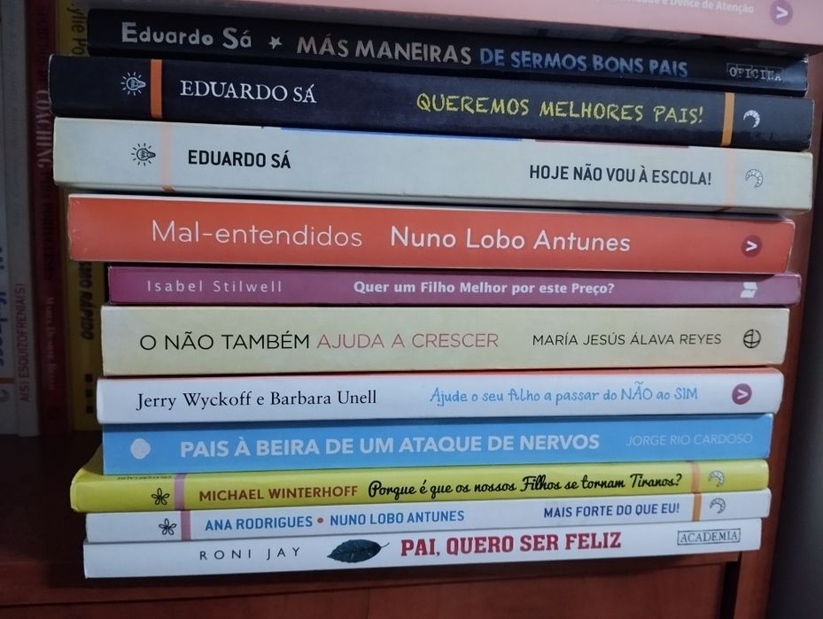 Vários livros de 5 a 10 euros
