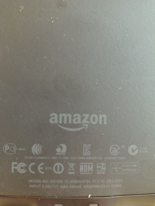 Uszkodzony czytnik kindle