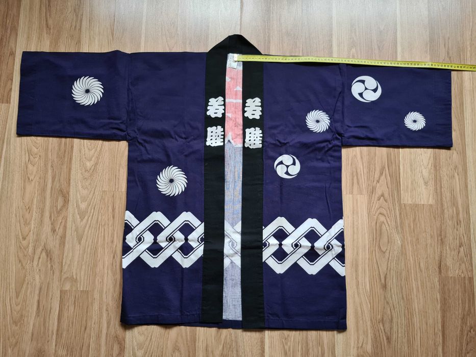 Narzutka Happi Coat / Matsuri / Haori męskie granatowe