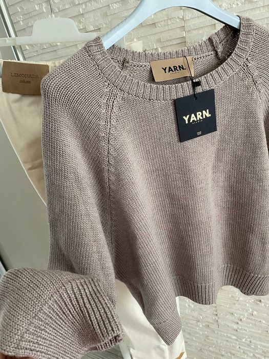 Yarn 100% wełna merynos nowy fango sweterek