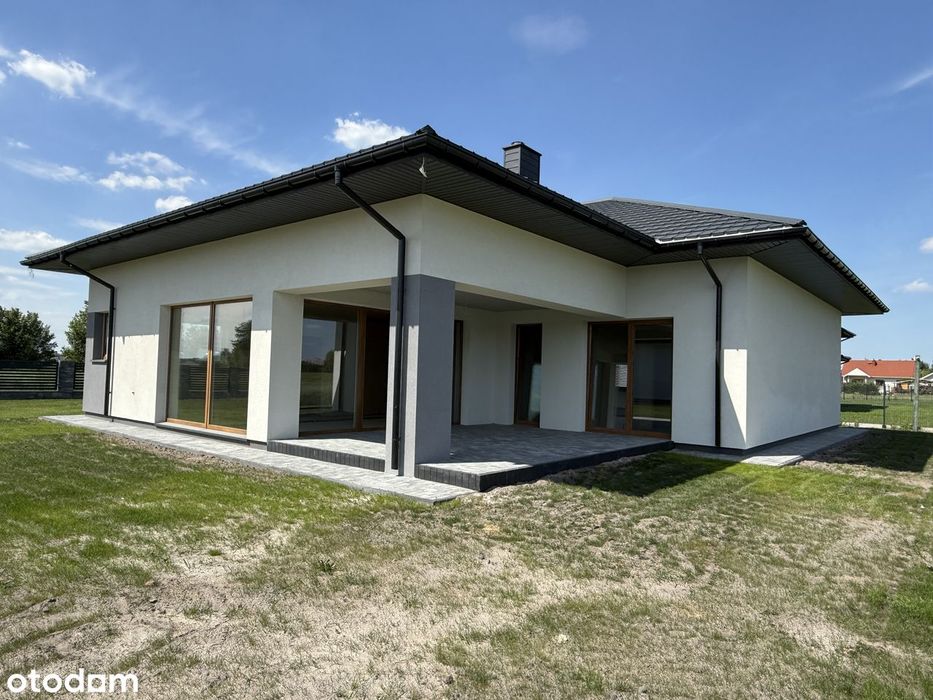 Nowy gotowy dom|stan dewelop.|171,29 m²|1000m²działki|garaż 2st.