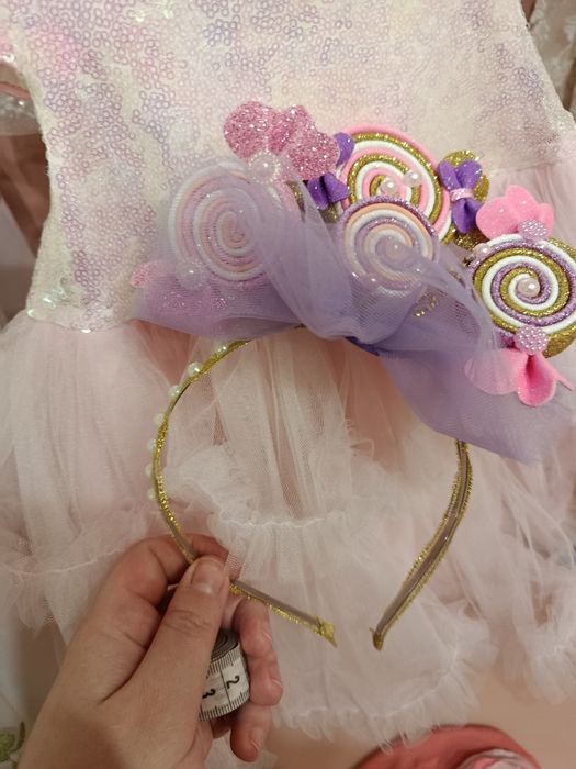 Обруч, обідок цукерочка. Костюм цукерочки.