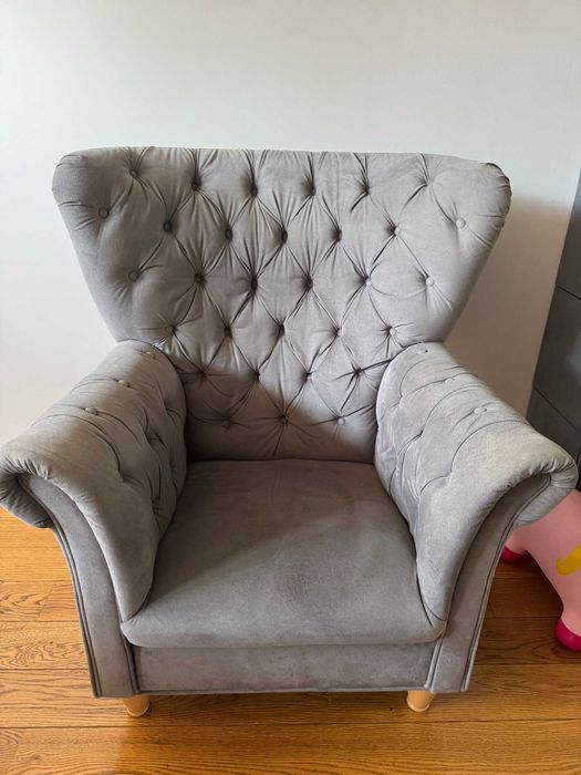 Sofa + pufa 3-osobowa BRW Cupido
