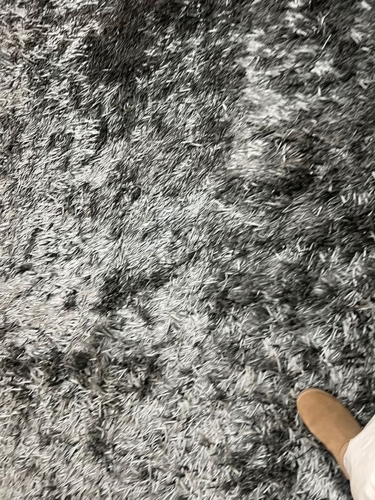 Tapete cinzento felpudo