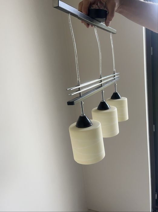 Lampa sufitowa potrojna