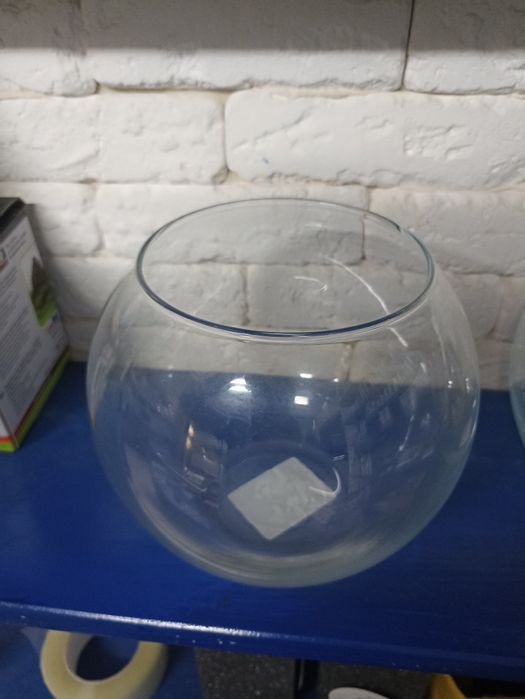 Аквариум круглый 2.5л, аквариум для петушка