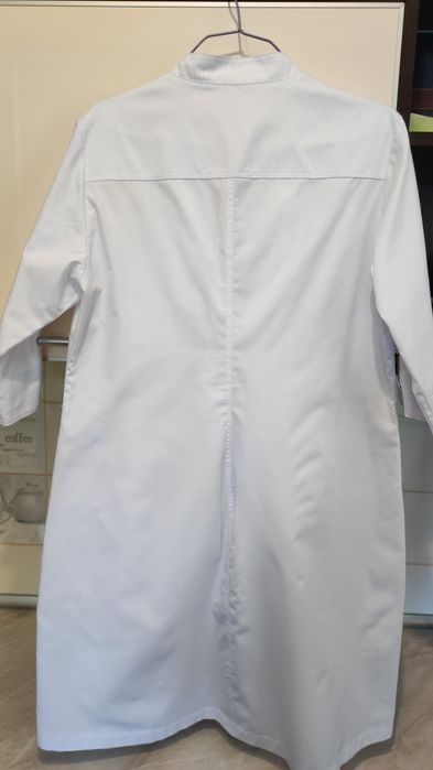 Медичний халат Невада Білий, 3/4