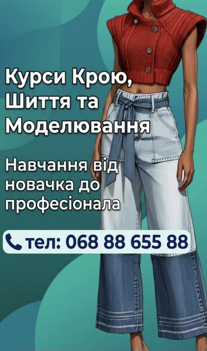 Курси крою/Шиття/Моделювання одягу.