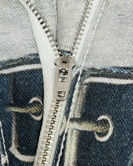 Джинсы штаны baggy jeans Project G/R opium balenciaga white fit M