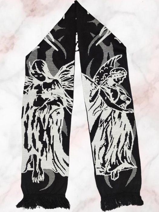 Меч, Ангел і демон. Шарф неймовірної краси, креативний дизайн 180см