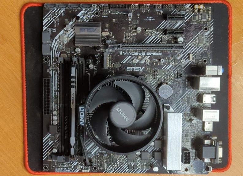 Комплект Asus prime  B450DM-A + Ryzen 5 3500x