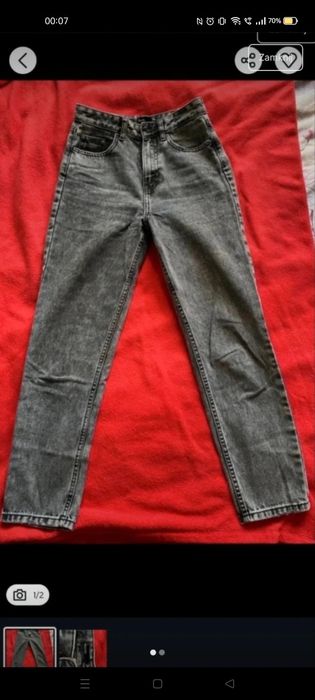 Jeansy sinsay mom fit