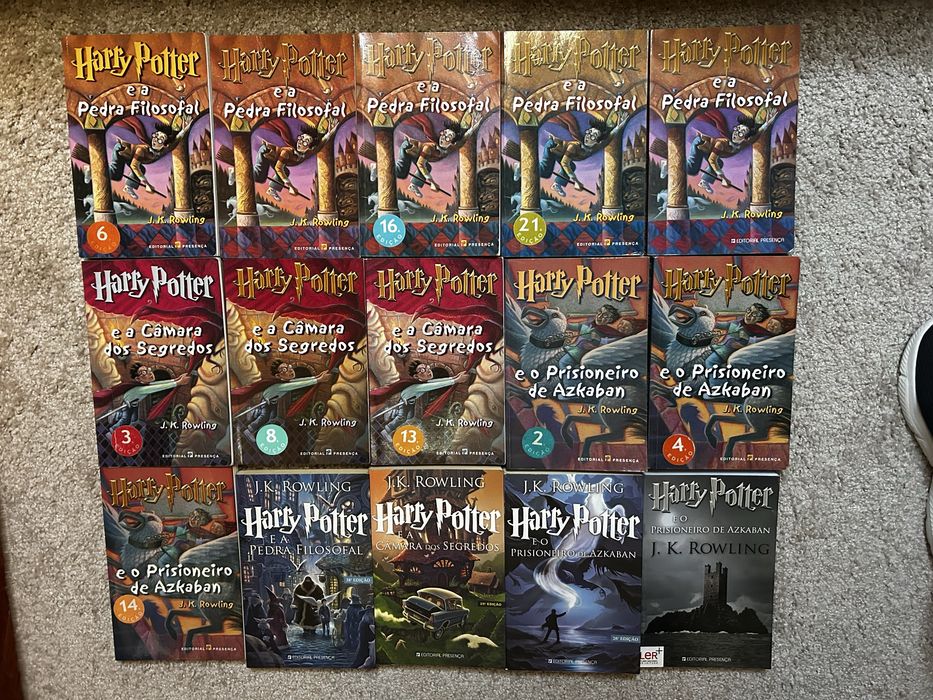 Livros Harry Potter - 5€ cada