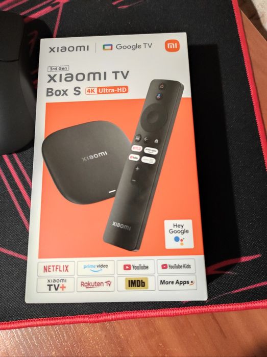 Новый медиаплеер Xiaomi TV Box S (3rd Gen) 2/32 ГБ  Black
